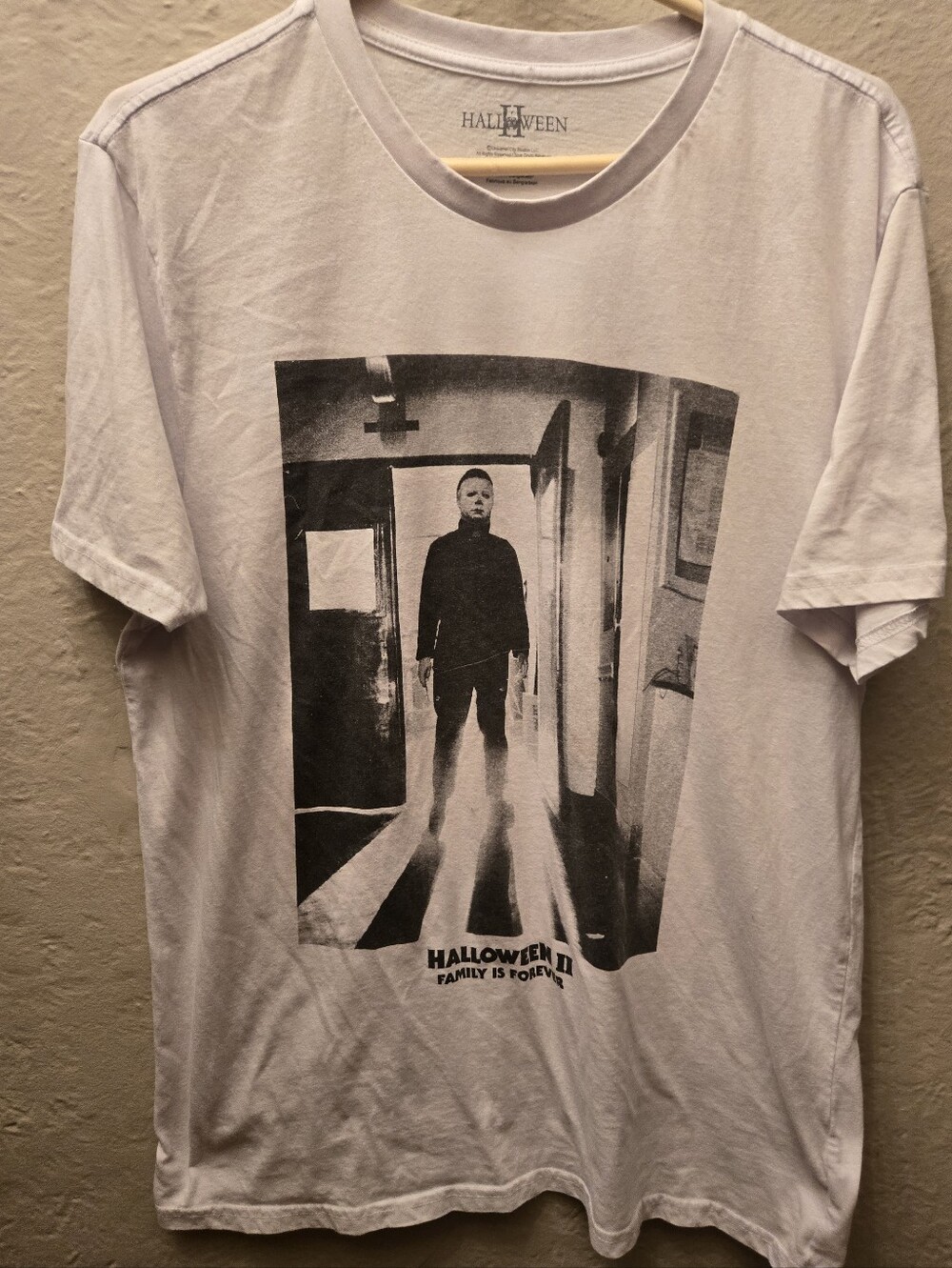 Halloween II Michael Myers Family Is Forever Graphic T Shirt Horror Movie Tee L